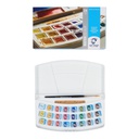 Van Gogh - Water Colour Plastic Case Set with 24 Colours in Half Pans