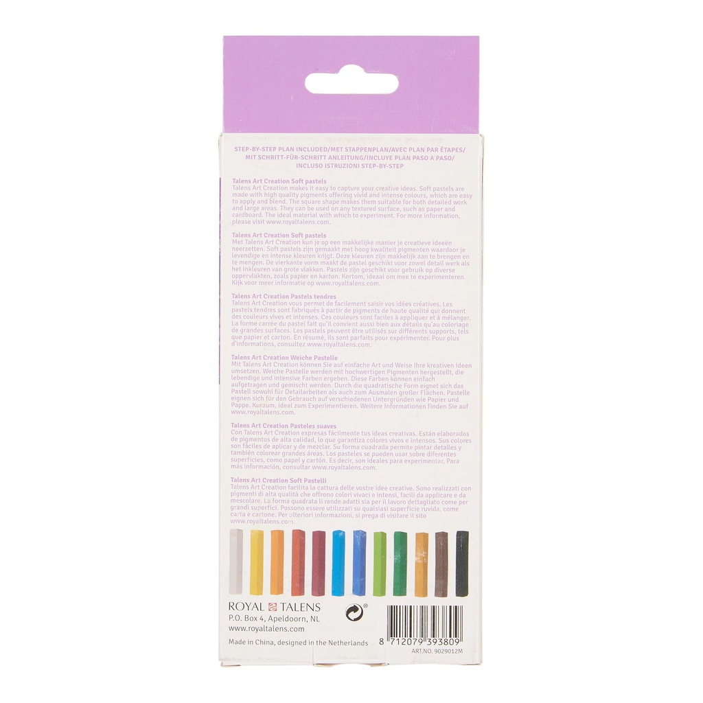 Talens - Art Creation - Soft pastel set 12 colours
