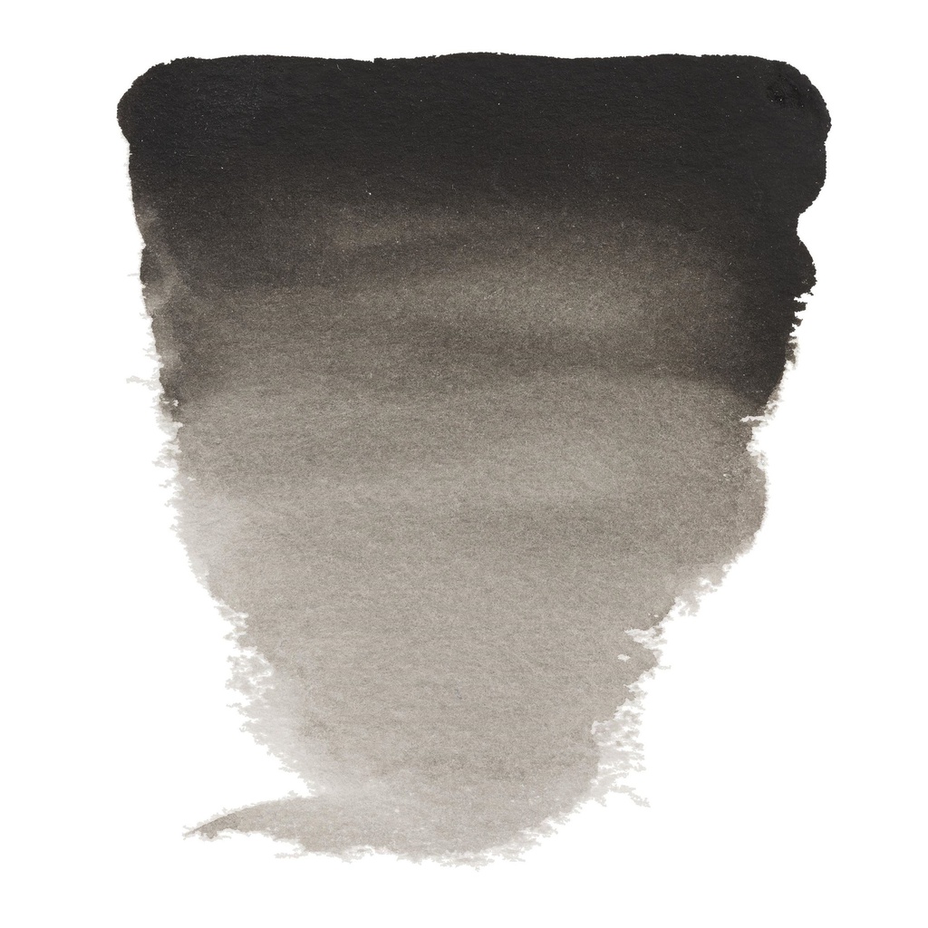Talens - Van Gogh - Water color Pan, Ivory Black 701