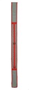 Rotring - T square Shape plastic ruler - 120 CM