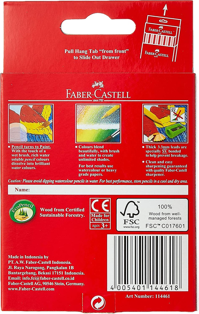 Faber Castell – Color pencils –Short pencil 12 color