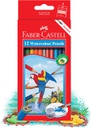 Faber Castell –Watercolor pencils – Long pencil 12 color