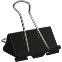 Metal - Binder Clips -  Black 19 mm