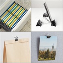 Metal - Binder Clips -  Black 25 mm