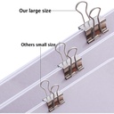Metal - Binder Clips -  Black 25 mm