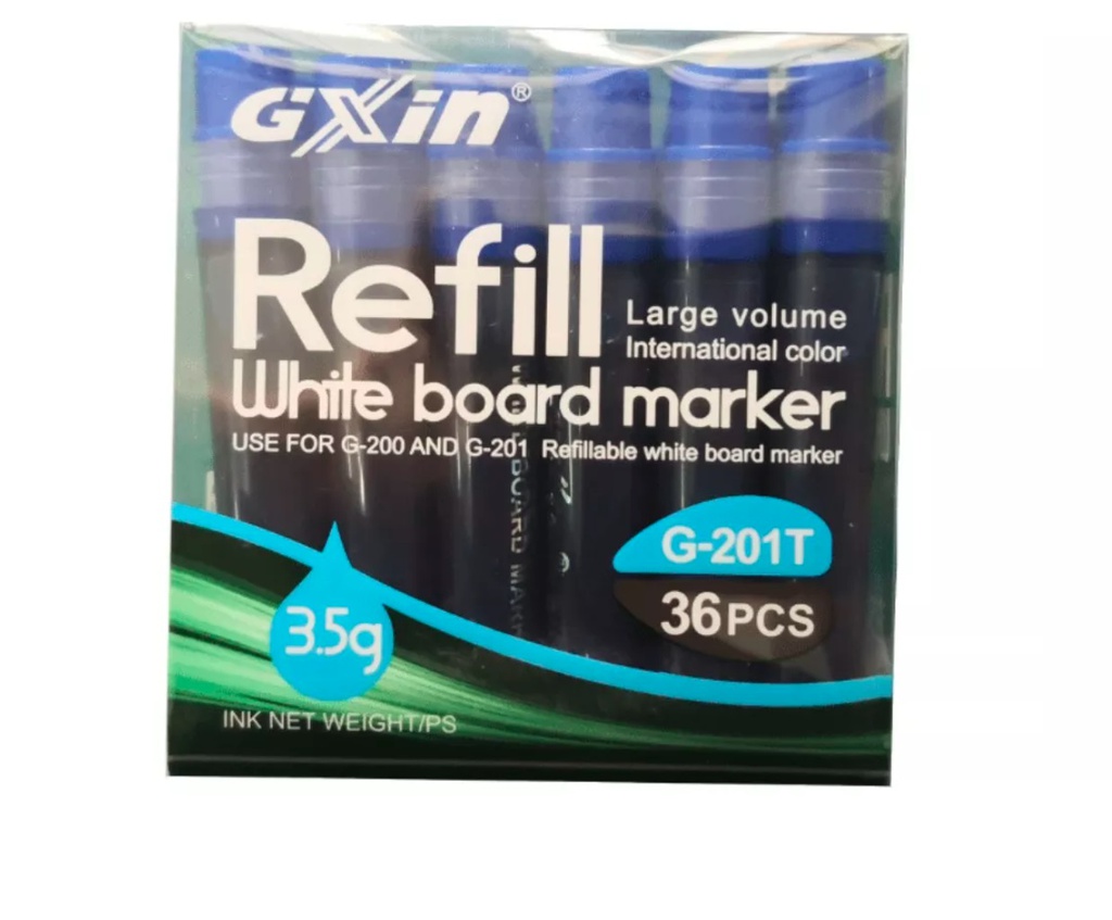 G-201T - Whiteboard Marker Pen Refill Ink Water-base - Easy Erase - High Capacity