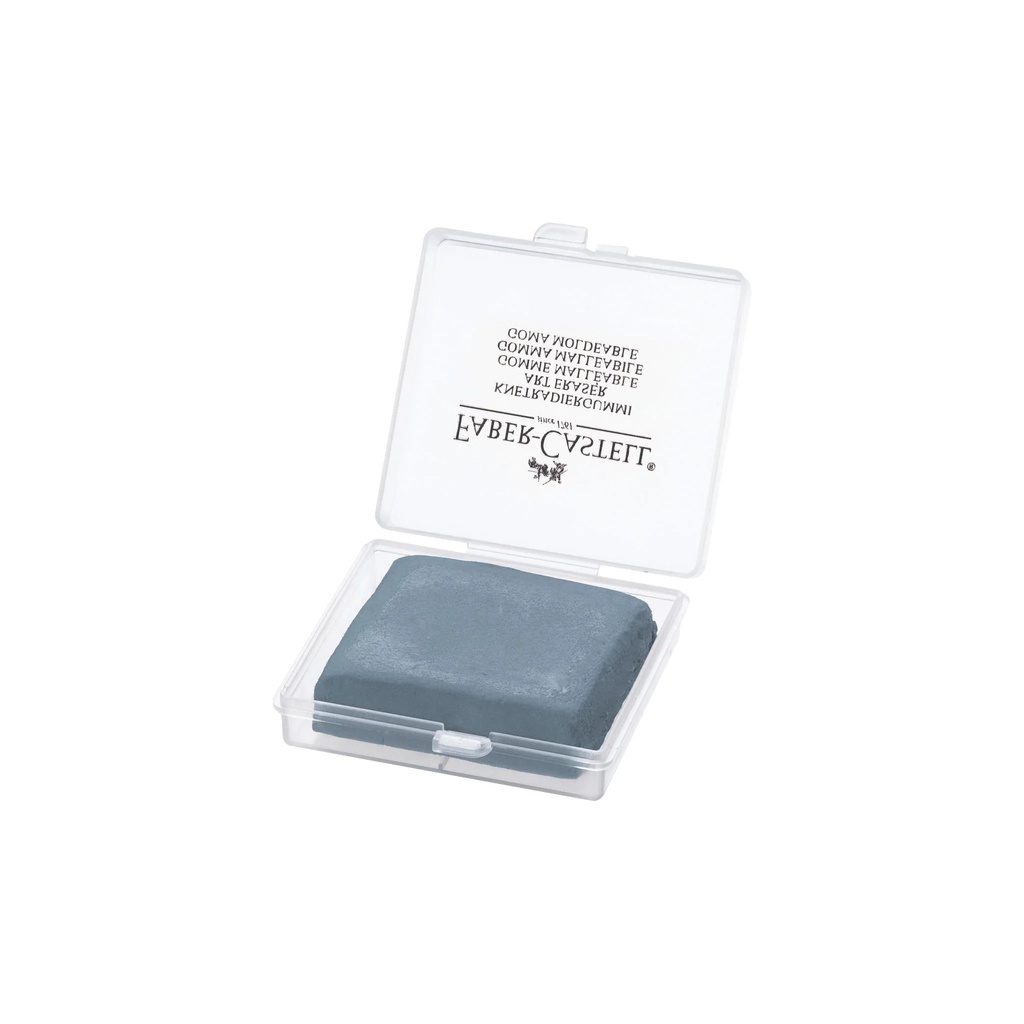 Faber Castell - Large Kneadable Art Eraser within box - Gray, for charcoal and graphite