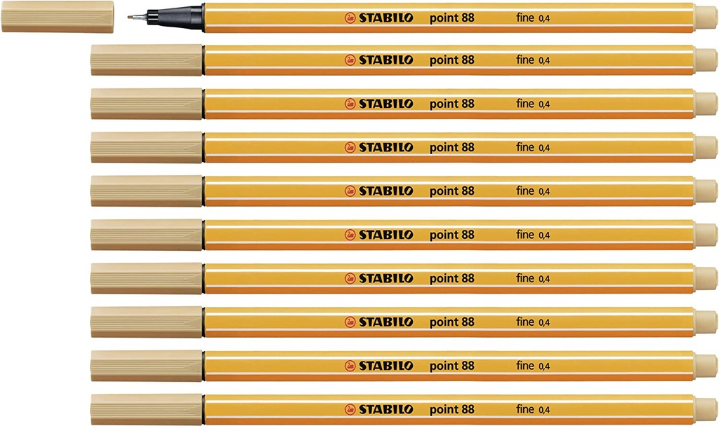 Stabilo -  Fineliner Point 88  - Long pen - 88 Light Ochre