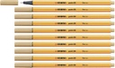Stabilo -  Fineliner Point 88  - Long pen - 88 Light Ochre