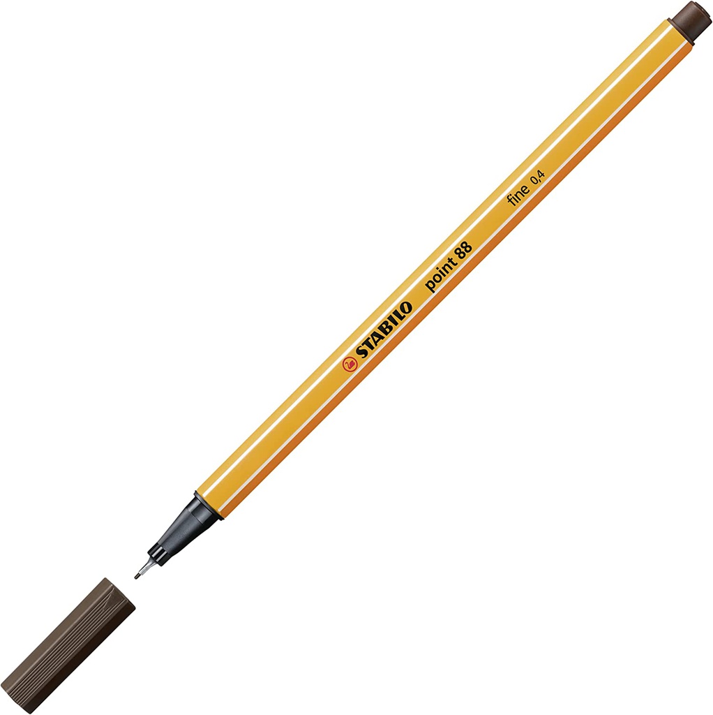 Stabilo -  Fineliner Point 88  - Long pen - 65 Umber