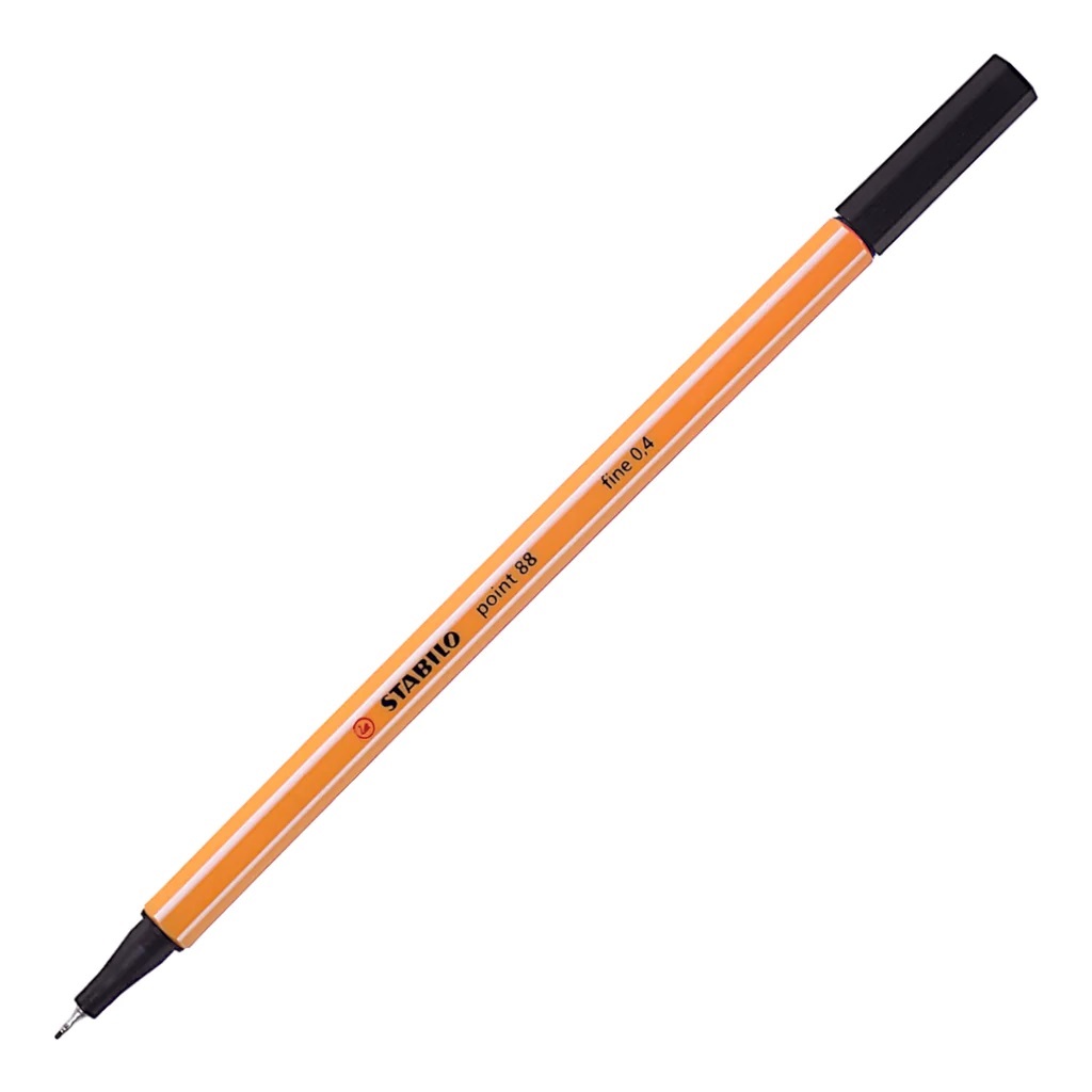 Stabilo -  Fineliner Point 88  - Long pen - 46 Black