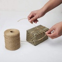 Burlap, 3 Ply - Natural Jute Twine,  Arts, Crafts, Packing Materials Packing, String for Gifts, Decoration.