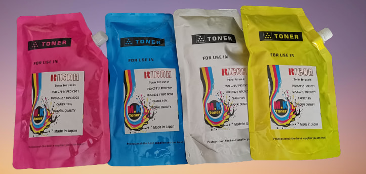 Copying machine ( Richo ) Toner - 4 colors