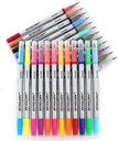 Sky Glory -  Dual Brush Pen and Fineliner set  - Long pen - 12 colors