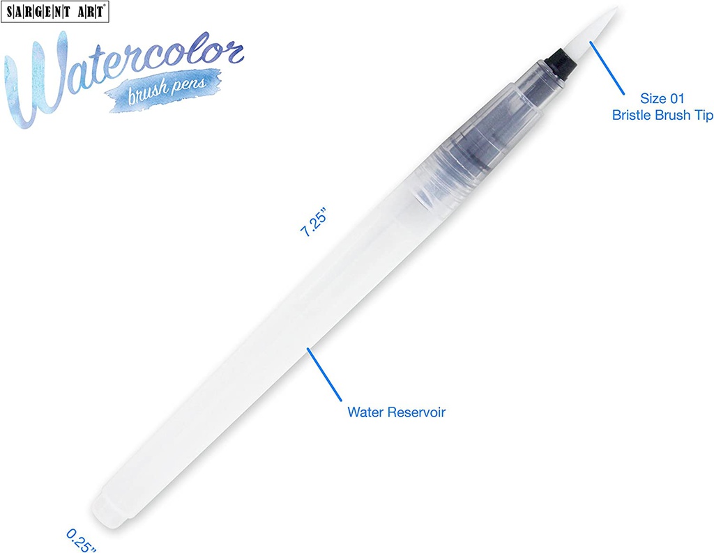 CN - Refillable Brush Pen - with Ink for Paint or Watercolor Drawing