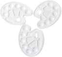 Plastic Palette - Paint Plastic Tray 6 round , 4 irregular - 10 points