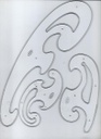Samir & Aly - French curve -Transparent plastic - 3 pieces