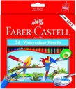 Faber Castell – Watercolor pencils – Long pencil 24 color