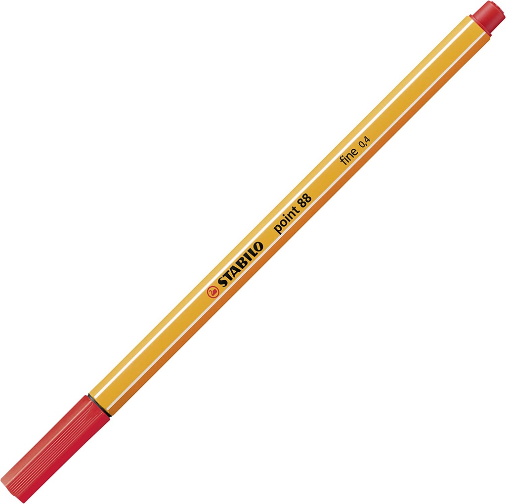 Stabilo -  Fineliner Point 88  - Long pen - 40 Light Red