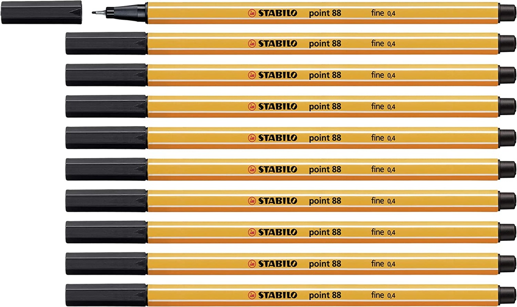 Stabilo -  Fineliner Point 88  - Long pen - 46 Black