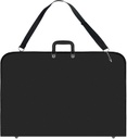 Art Bag - Black Spill-Resistant Artist Portfolio - Reinforcing Plate & Shoulder Strap (52 cm x  37 cmx 1.5 cm)