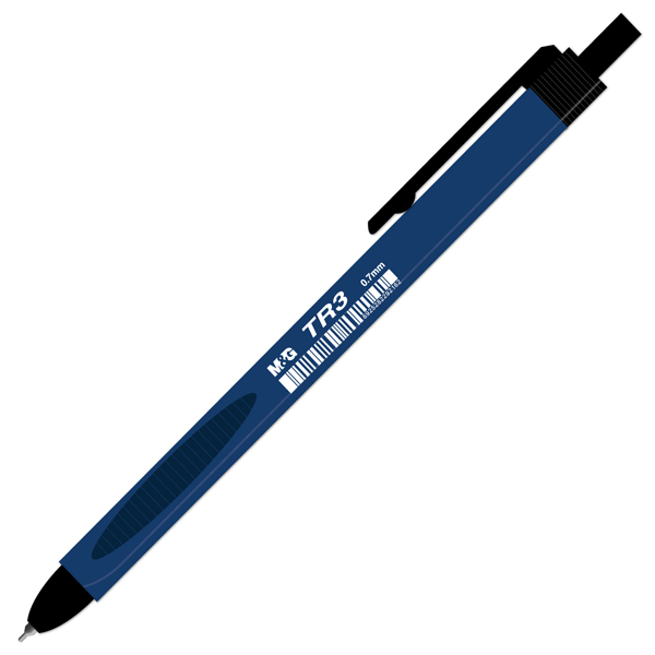 MG Chenguang - Triangle Mechanical Ballpoint pen - TR3 Blue Color, Tip size 0.7
