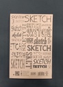 Sketch - Yassin - Kraft 192 sheets - size 22 × 14.8 cm - paper 90 gm