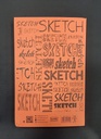 Sketch - Yassin - Kraft 192 sheets - size 25.3 × 17.8 cm - paper 90 gm
