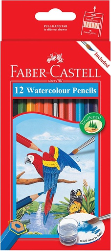Faber Castell – Watercolor pencils – Long pencil 12 color