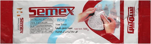 Semex - Aswan Ceramic Modelling Material - White 500 GMs