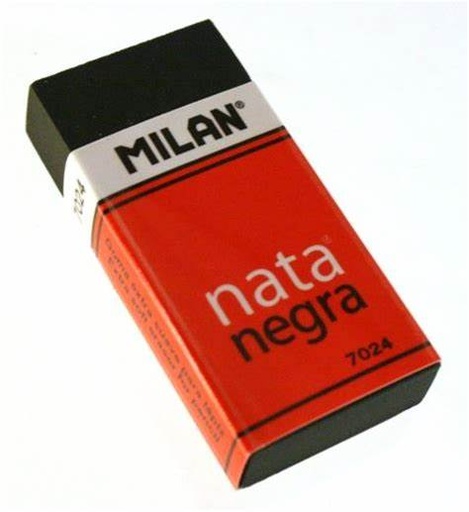 Milan Nata Negra Black Extra Soft Eraser - 7024
