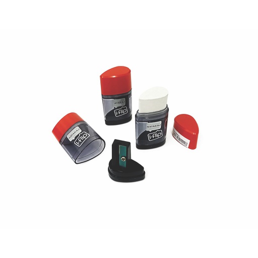 Nataraj - Sharpener and Eraser - 2 in 1, just flip