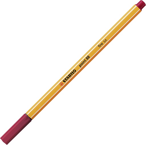 Stabilo -  Fineliner Point 88  - Long pen - 50 Dark Red