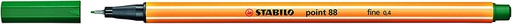 Stabilo -  Fineliner Point 88  - Long pen - 63 Earth Green