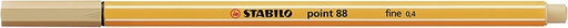 Stabilo -  Fineliner Point 88  - Long pen - 88 Light Ochre