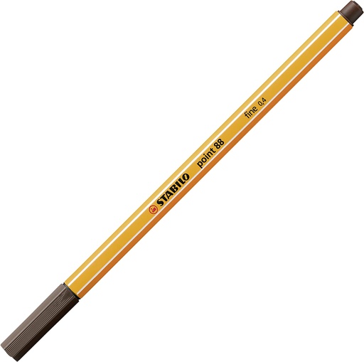 Stabilo -  Fineliner Point 88  - Long pen - 65 Umber