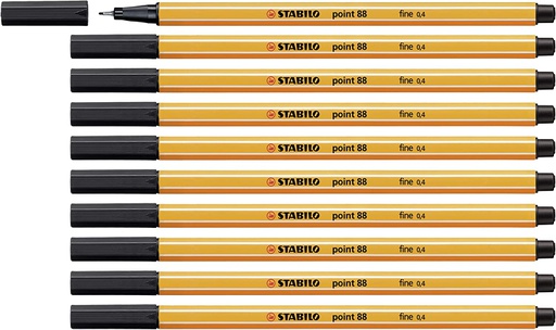 Stabilo -  Fineliner Point 88  - Long pen - 46 Black