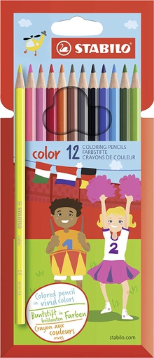 Stabilo - Colored Pencil set - 12 Long Pencil