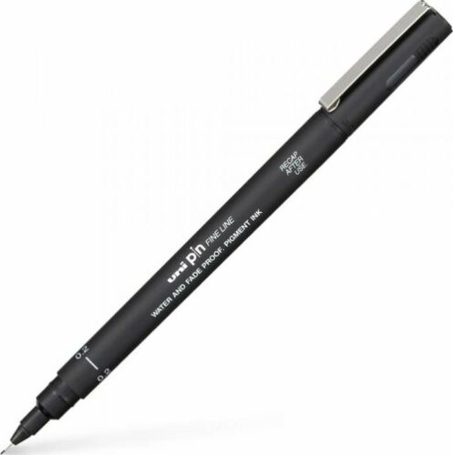 Uni Pin - Fineliner - Water and Fade proof - Pigment ink - 0.2