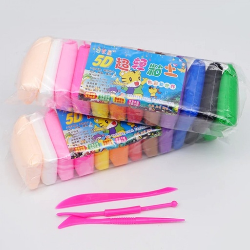 Foam Clay - Air dry 12 color - Multiuse