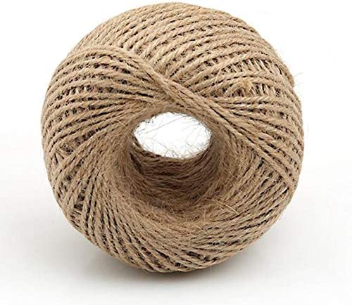 Burlap, 1 Ply Small - Natural Jute Twine,  Arts, Crafts, Packing Materials Packing, String for Gifts, Decoration.
