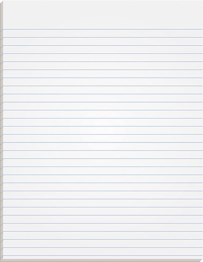 Foolscap lined paper