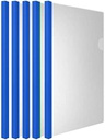 A4 Plastic File Folder 10mm Sliding Bar Report Covers, 30 Sheet Capacity, File Folders Organizer Binder for A4 Size Paper