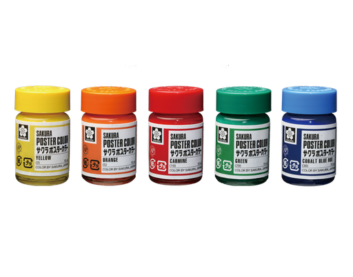 Sakura - Poster Color in glass bottle - Pot 30ml
